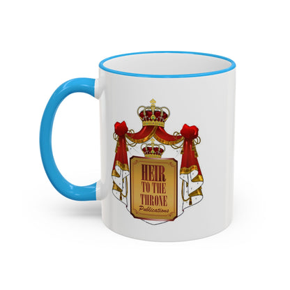HT3 Entertainment Accent Rim Mug – Black-Handle Ceramic Coffee Cup