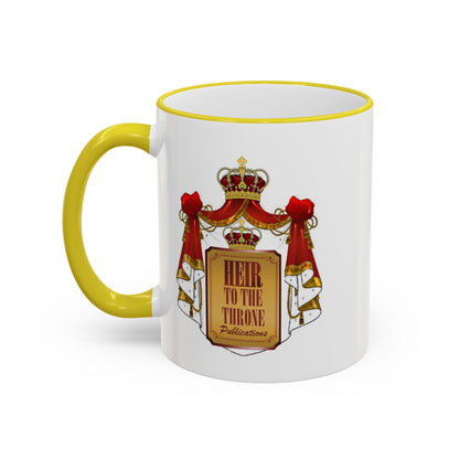 HT3 Entertainment Accent Rim Mug – Black-Handle Ceramic Coffee Cup