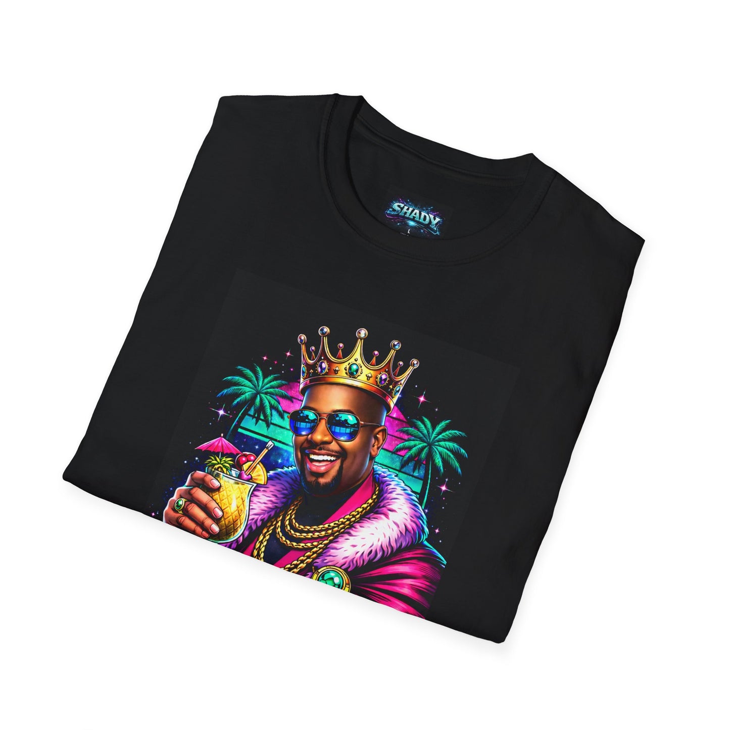 King of Dramedy T-Shirt 'Dell Banks' Retro Neon Comedy Tee