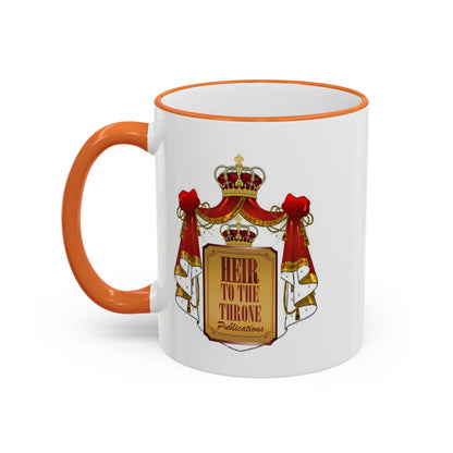 HT3 Entertainment Accent Rim Mug – Black-Handle Ceramic Coffee Cup