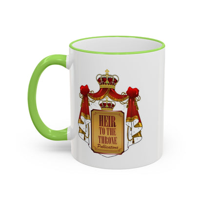 HT3 Entertainment Accent Rim Mug – Black-Handle Ceramic Coffee Cup